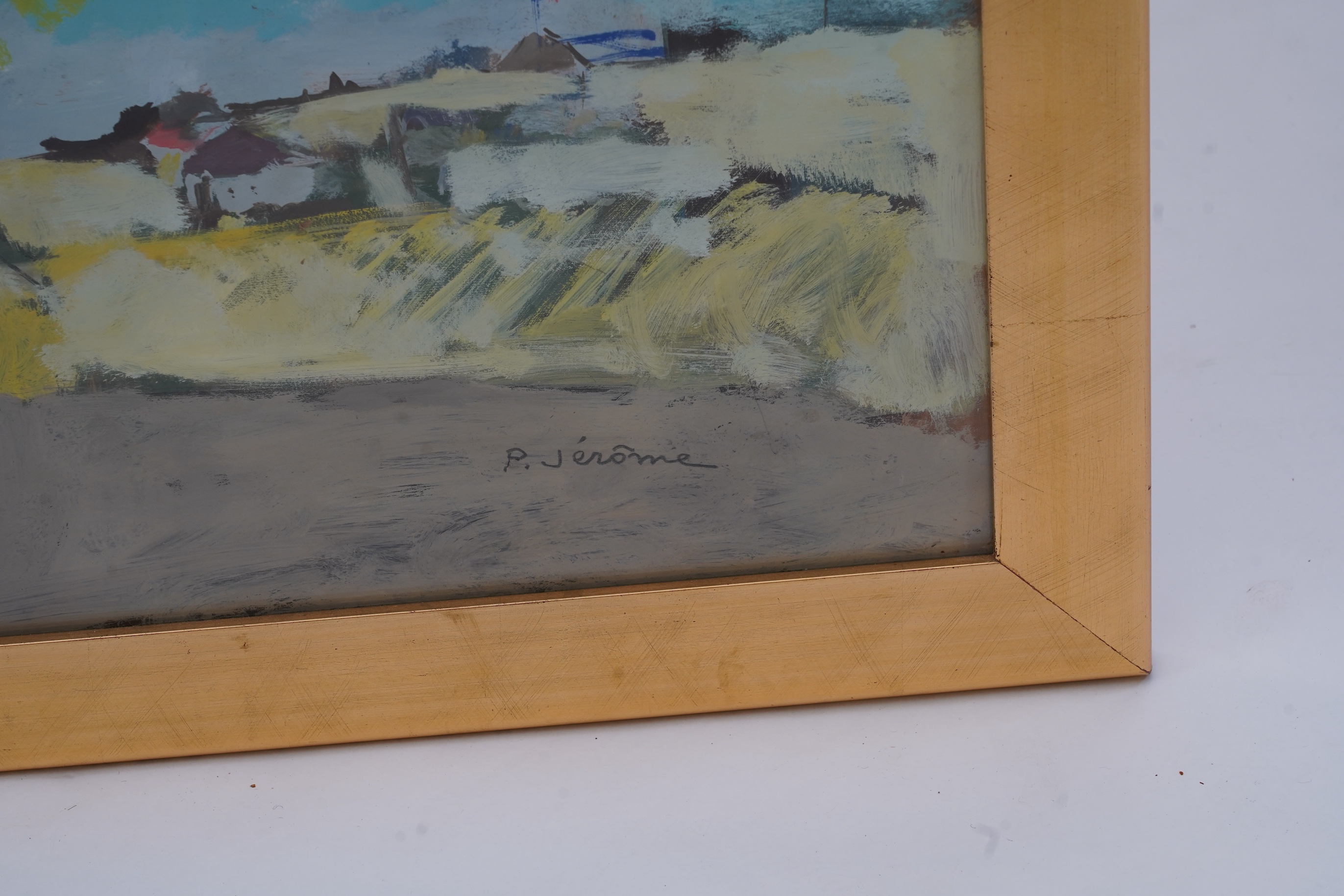 PIerre Jérôme, French 1905-1982, A still life study of flowers in a vase